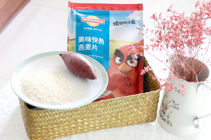 紫薯燕麥粥