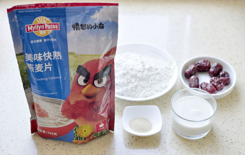 迷你燕麥紅棗小饅頭